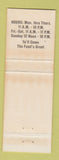 Matchbook Cover - Corky Bell's Seafood Restaurant Melbourne FL Cocoa