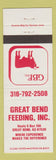 Matchbook Cover - Great Bend Feeding Great Bend KS cattle