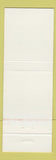 Matchbook Cover - Crabtree's Mobil oil gas Holyoke MA NEON ORANGE