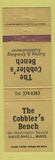 Matchbook Cover - The Cobbler's Bench Haverhill MA WEAR