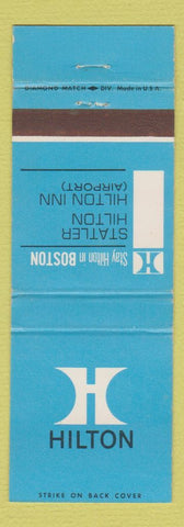 Matchbook Cover - Statler Hilton Hotel Boston MA