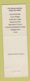 Matchbook Cover - Yosemite National Park CA Ahwahnee
