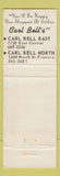Matchbook Cover - Bell's Wholesale Meat Company Wichita KS WEAR