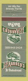 Matchbook Cover - J Brannen's Orlando FL