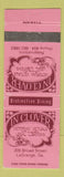 Matchbook Cover - In Clover Restaurant LaGrange GA