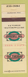 Matchbook Cover - Fat Tuesday Atlanta GA WEAR