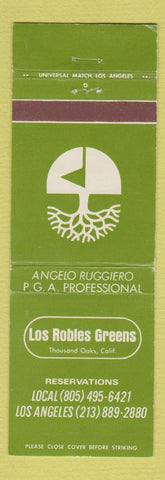 Matchbook Cover - Los Robles Greens Thousand Oaks CA