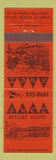 Matchbook Cover - Suez Resort Motel Miami Beach FL