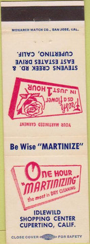 Matchbook Cover - Dry Cleaning Cupertino CA