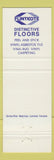 Matchbook Cover - Flintkote Floors General Supply London ON