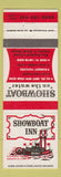 Matchbook Cover - Showboat Inn Greenwich CT