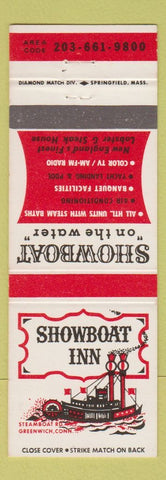 Matchbook Cover - Showboat Inn Greenwich CT