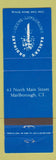 Matchbook Cover - Sadler's Ordinary Restaurant Bakery Marlborough CT