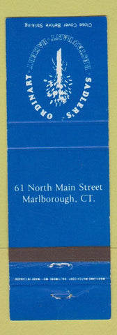 Matchbook Cover - Sadler's Ordinary Restaurant Bakery Marlborough CT