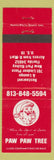 Matchbook Cover - Paw Paw Tree New Port Richey FL