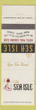 Matchbook Cover - The Sea Isle Hotel Miami Beach FL