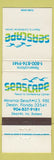 Matchbook Cover - Seascape Resort Destin FL Miramar Beach