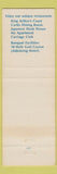 Matchbook Cover - Miami Springs Villas Kings Inn FL