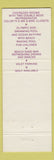 Matchbook Cover - Lifters' Marco Polo Resort Hotel Miami Beach FL