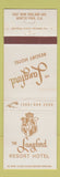 Matchbook Cover - Langford Resort Hotel Winter Park FL