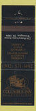 Matchbook Cover - Columbus Inn Wilmington DE WEAR