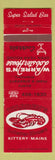 Matchbook Cover - Warren's Lobster House Kittery ME