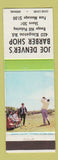 Matchbook Cover - Joe Denver's Barber Shop Toronto ON