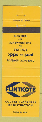 Matchbook Cover - Flintkote Flooring Carreaux Adhesifs