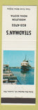 Matchbook Cover - Steadman's Middleton NS boat scene
