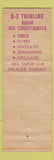 Matchbook Cover - GE General Election Air Conditioners