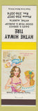 Matchbook Cover - Hythe Hiway Tire AB hillbilly