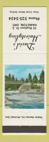 Matchbook Cover - David's Hair Salon Hamilton ON