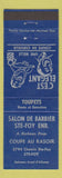 Matchbook Cover - Salon De Barbier Ste Foy QC Barber Shop