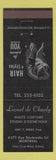 Matchbook Cover - Lionel De Charly Hair Salon Montreal QC