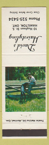 Matchbook Cover - David's Hair Salon Hamilton ON