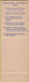 Matchbook Cover - Lynchburg Foundry Credit Union Lynchburg VA
