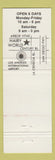 Matchbook Cover - LeRoy's Hairy World Los Angeles CA