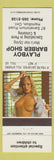 Matchbook Cover - Playboy Barber Shop Hamilton ON pinup