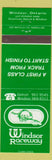 Matchbook Cover - Windsor Raceway Horse Racing Windsor ON
