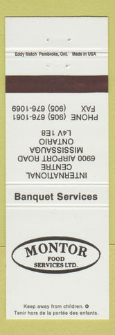 Matchbook Cover - Montor Food Services Mississauga ON