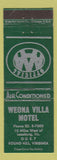 Matchbook Cover - Weona Villa Motel Leesburg VA
