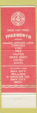 Matchbook Cover - Trueworth Grape Orange Juice Bay City MI