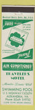 Matchbook Cover - Travelers Motel Alexandria VA