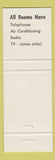 Matchbook Cover - Star Lite Motel Restaurant Carlisle PA