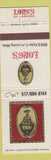 Matchbook Cover - Long's Lansing MI restaurant