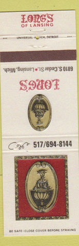 Matchbook Cover - Long's Lansing MI restaurant