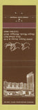 Matchbook Cover - The Parkcrest Harper Woods MI