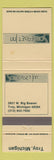 Matchbook Cover - Somerset Inn Troy MI WEAR