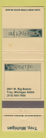 Matchbook Cover - Somerset Inn Troy MI WEAR