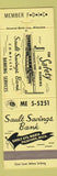 Matchbook Cover - Sault Savings Bank Sault Ste Marie Pickford MI